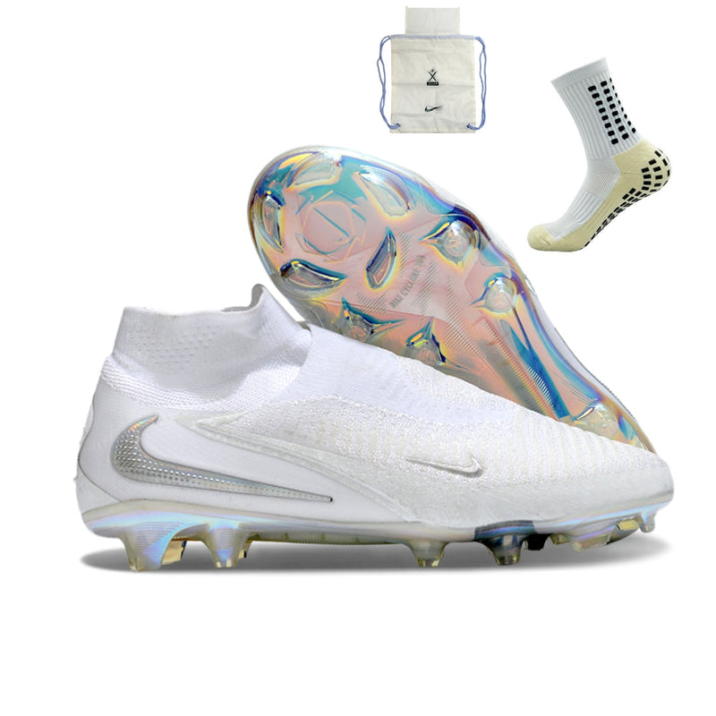 Nike Phantom 6 Elite High FG - Branco